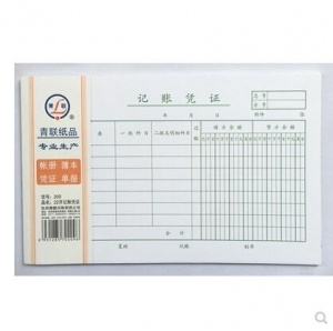 青聯(lián) 209  記賬憑證