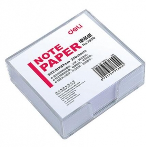 得力 7600 帶盒便簽紙 91mm*87mm